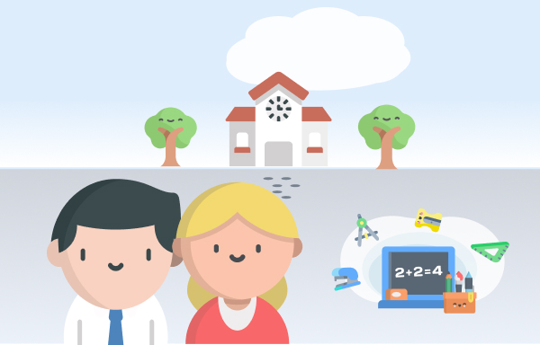 Nouveau logo et Design UI de l'ENT pour Domicours